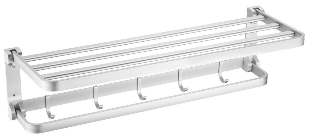 銀色 不鏽鋼毛巾架 B款